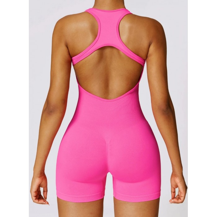 Безшовний комбінізон Shorts Push-up Body Cannota model 44 (Beetroot purple) Безшовний комбінізон Shorts Push-up Body Cannota model 44 (Beetroot purple)
